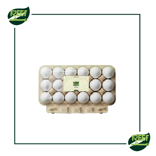 بيض ابيض من ريف 15 بيضه